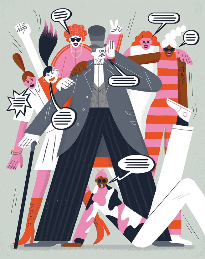 Illustration on Gender-sensitive language