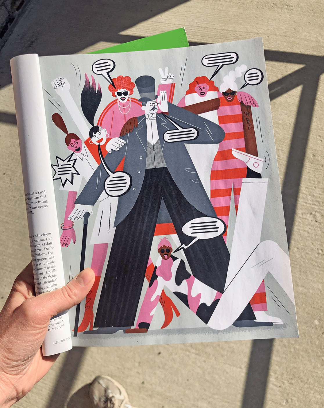 Illustration on Gender-sensitive language