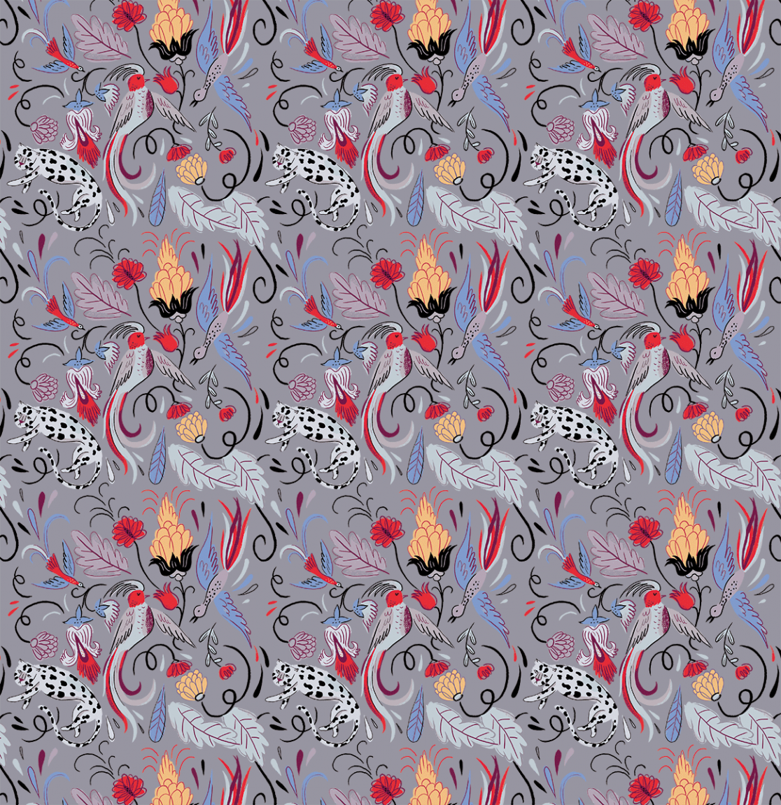 Pattern design for japanese brand une nana cool