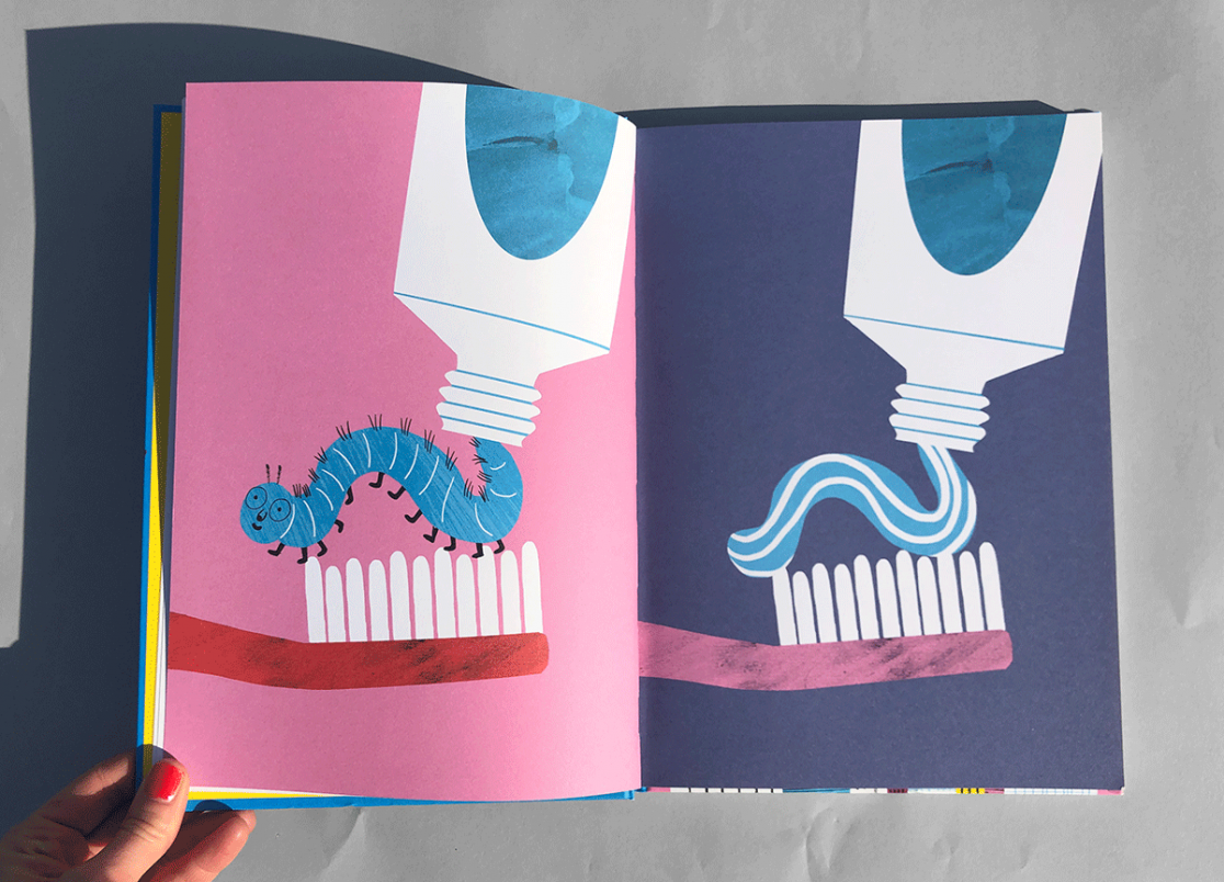 Illustrated double page