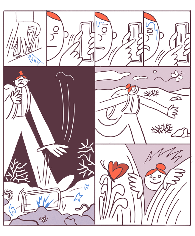 Narrative illustration created by Carolin Loebbert