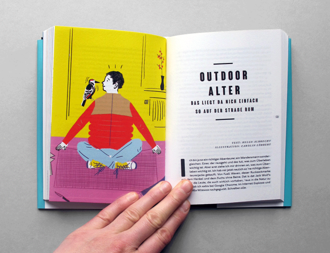 Illustrations for the book Best of Poetry Slam No.2 created by Carolin Loebbert