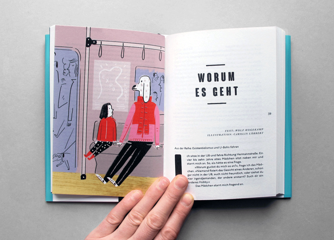 Illustrations for the book Best of Poetry Slam No.2 created by Carolin Loebbert