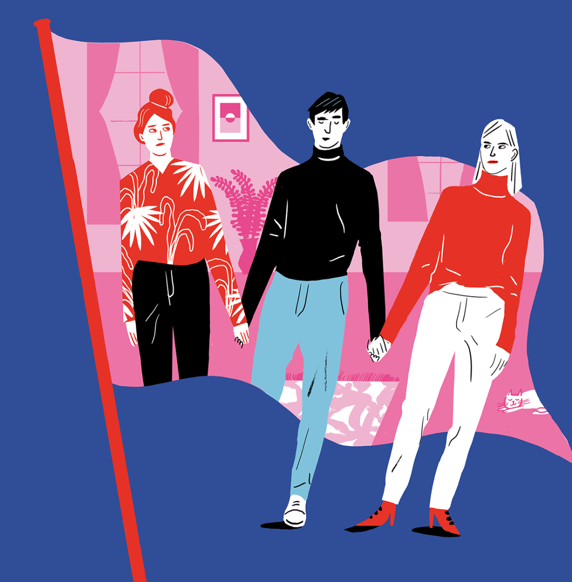 Illustration for Britain based YOU magazine created by Carolin Loebbert