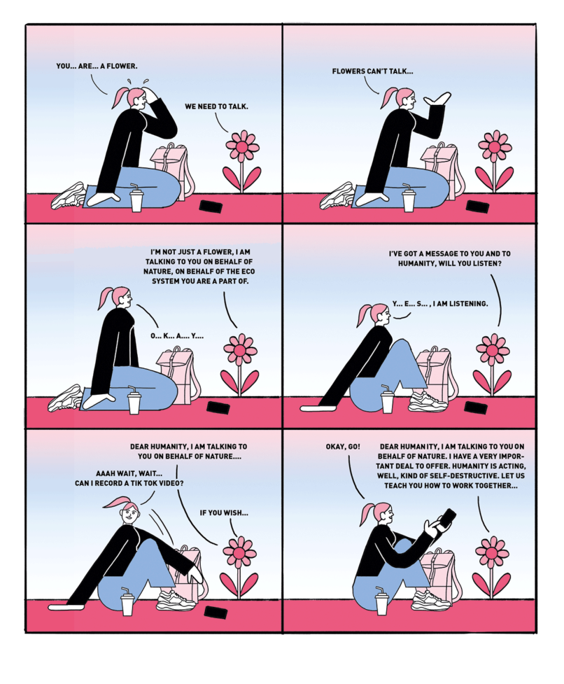 Narrative illustration created by Carolin Loebbert