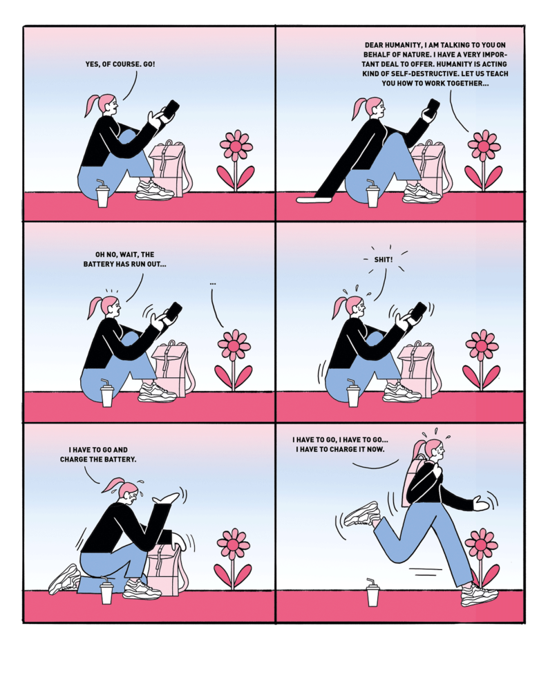 Narrative illustration created by Carolin Loebbert