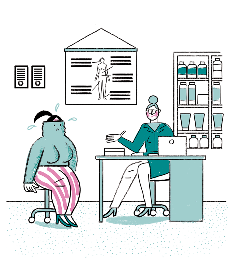 Illustrations for the magazine Diabetes Ratgeber created by Illustrator and Visual Artist Carolin Loebbert.