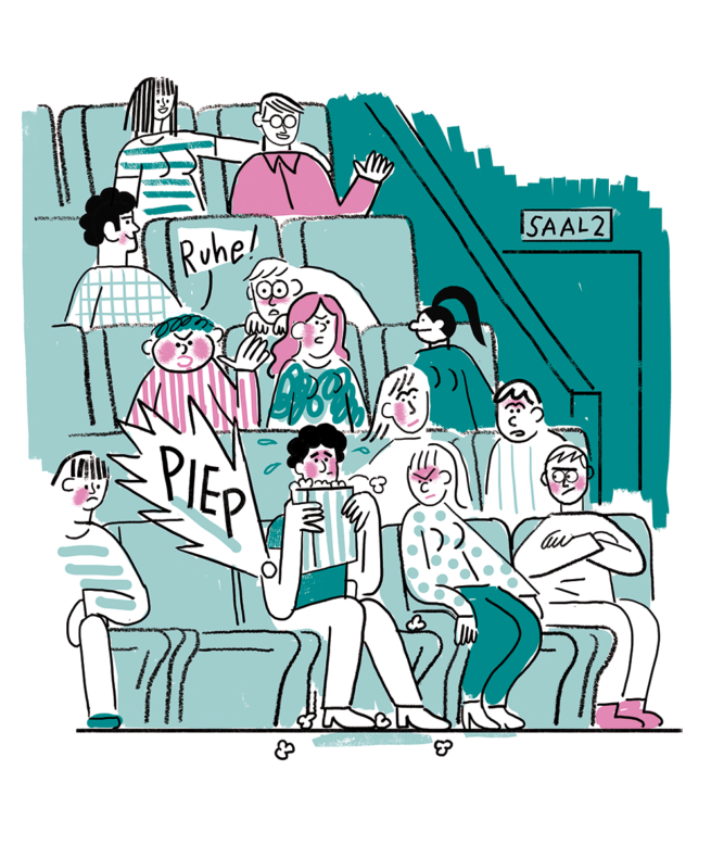 Illustrations for the magazine Diabetes Ratgeber created by Illustrator and Visual Artist Carolin Loebbert.