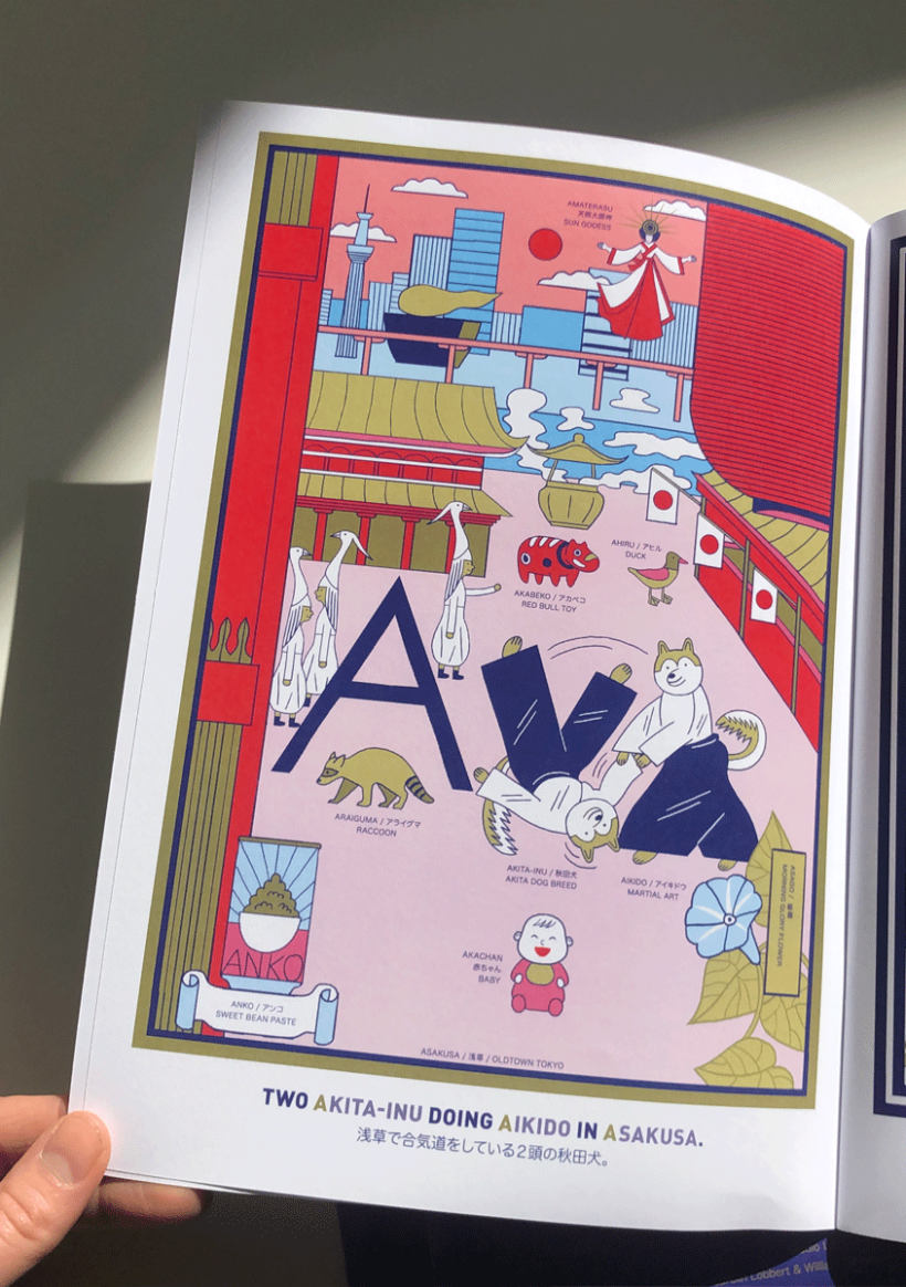 carolin-loebbert-special-edition-abc-of-tokyo-photo-layout Abc of Tokyo, book about Tokyo illustrated by Visual artist and illustrator Carolin Loebbert.