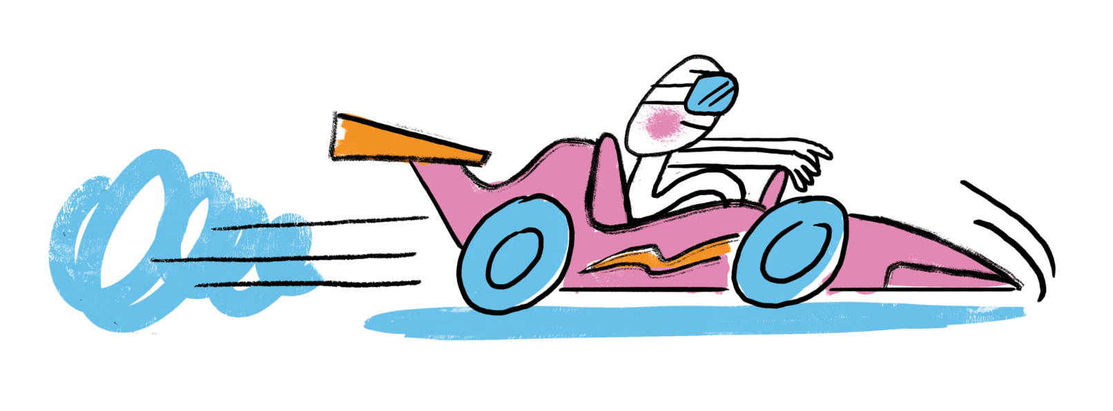 Humorous editorial Illustrations for Eltern Magazine about sperm created by visual artist and Illustrator Carolin Loebbert.