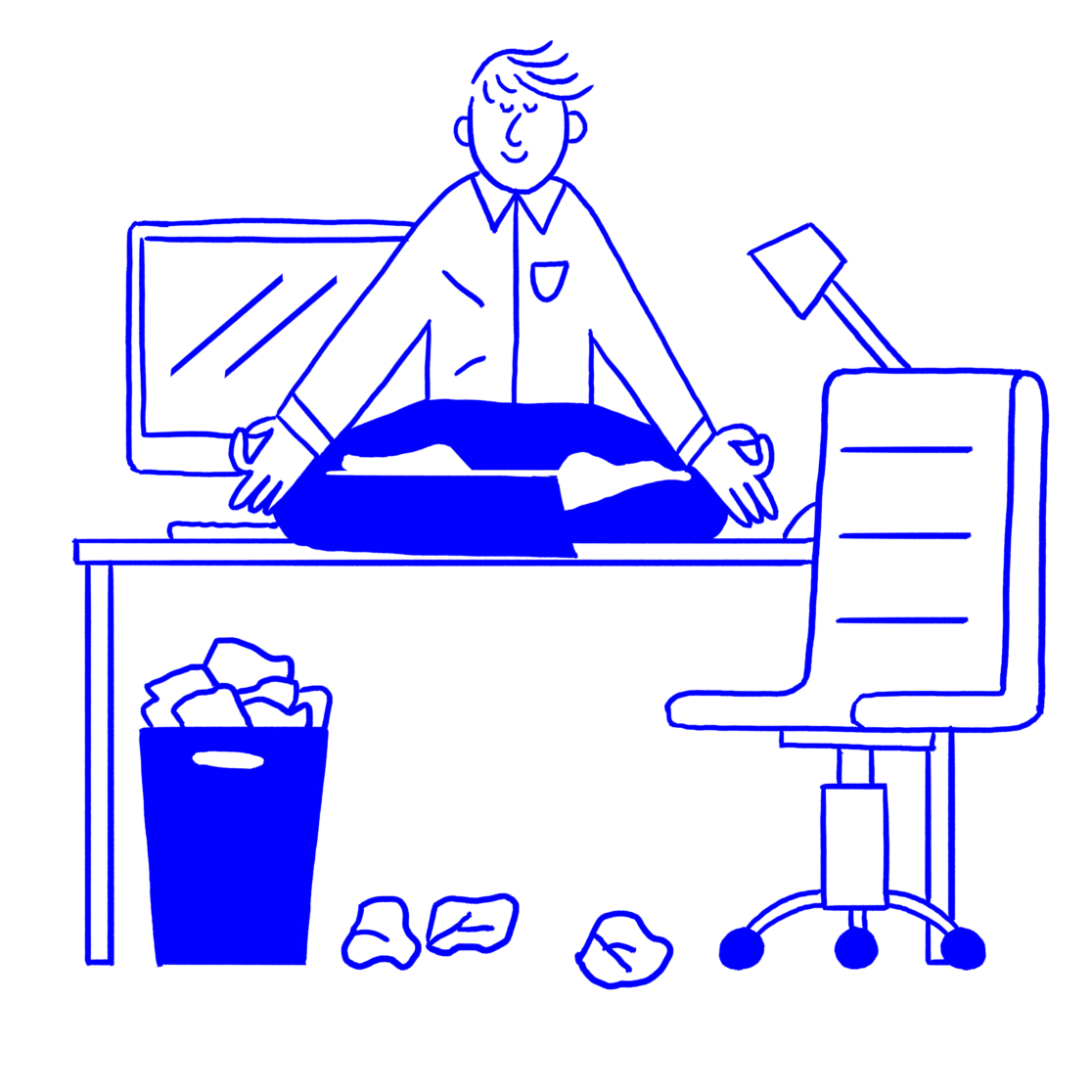 Illustrations for the digital agency HELGA created by visual artist Carolin Loebbert