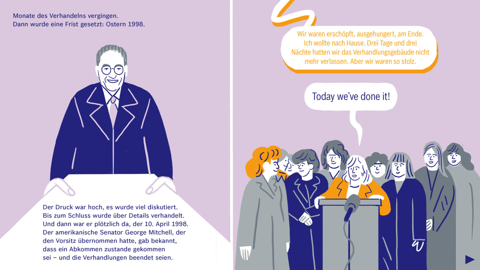 Artwork about Northern Ireland Conflict created for Robert Bosch Stiftung created by Visual Artist Carolin Loebbert.