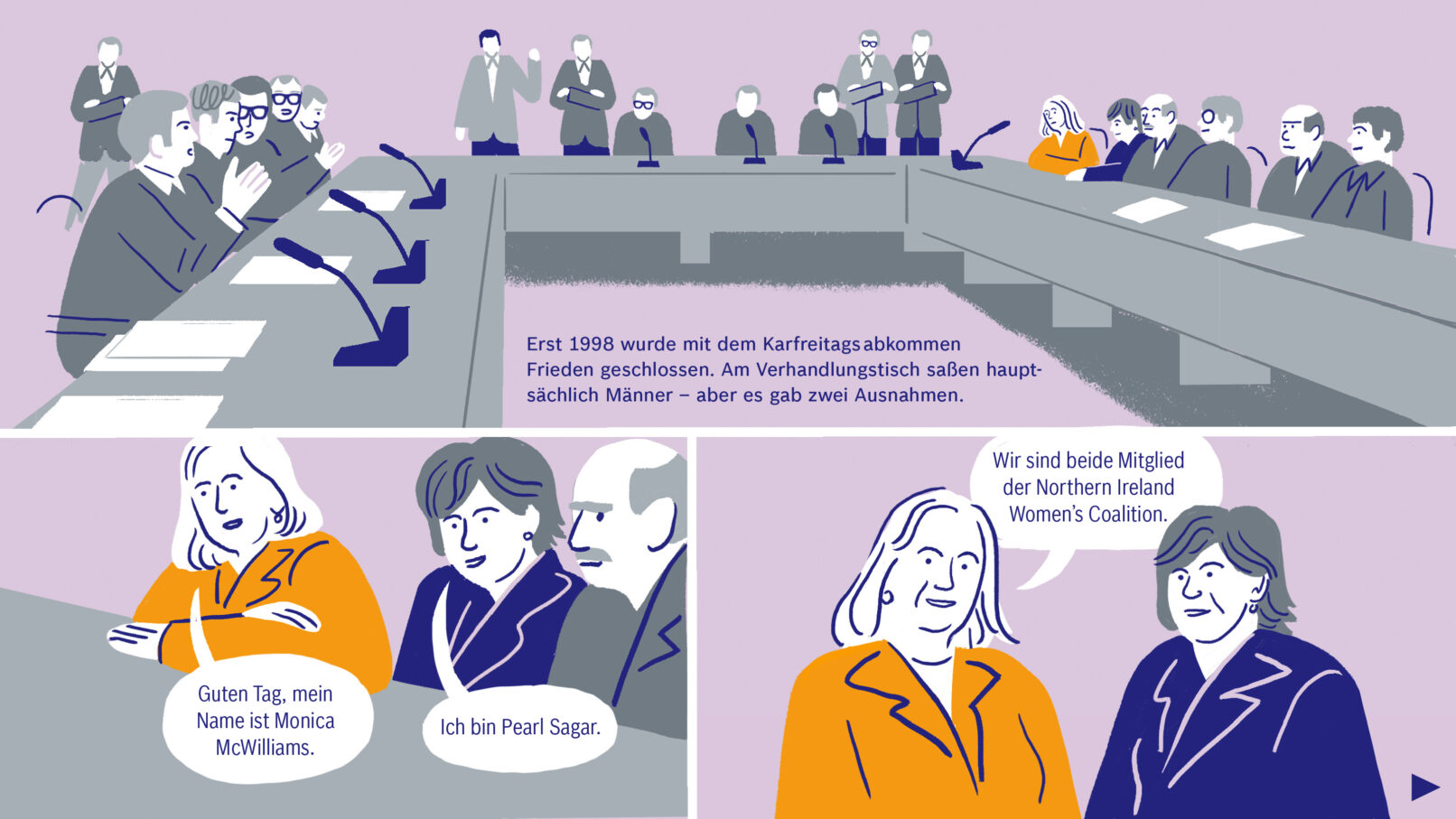 Artwork about Northern Ireland Conflict created for Robert Bosch Stiftung created by Visual Artist Carolin Loebbert.