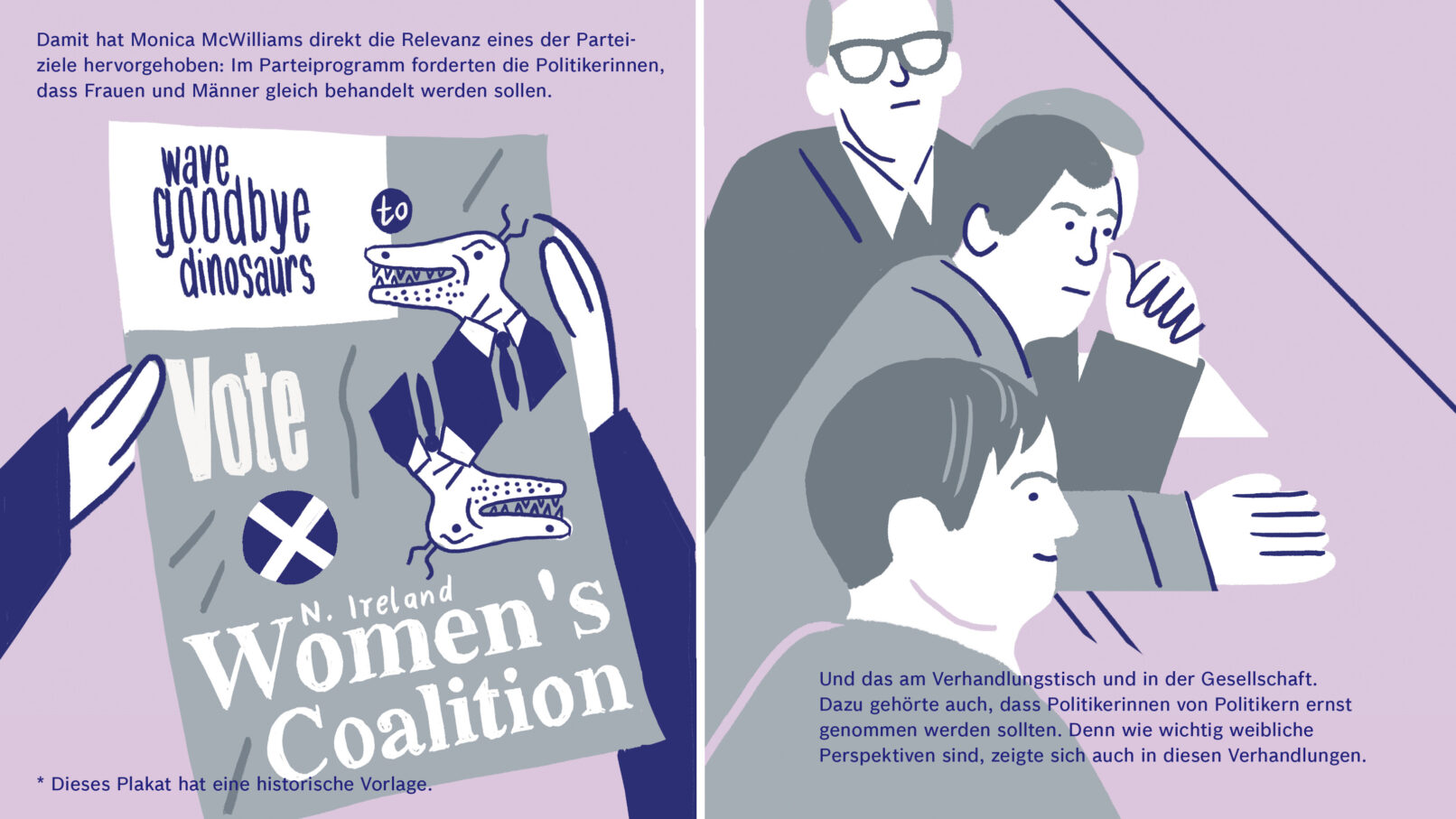 Artwork about Northern Ireland Conflict created for Robert Bosch Stiftung created by Visual Artist Carolin Loebbert.