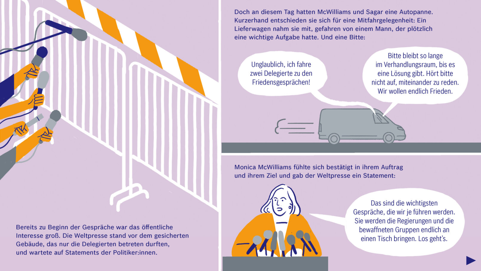 Artwork about Northern Ireland Conflict created for Robert Bosch Stiftung created by Visual Artist Carolin Loebbert.