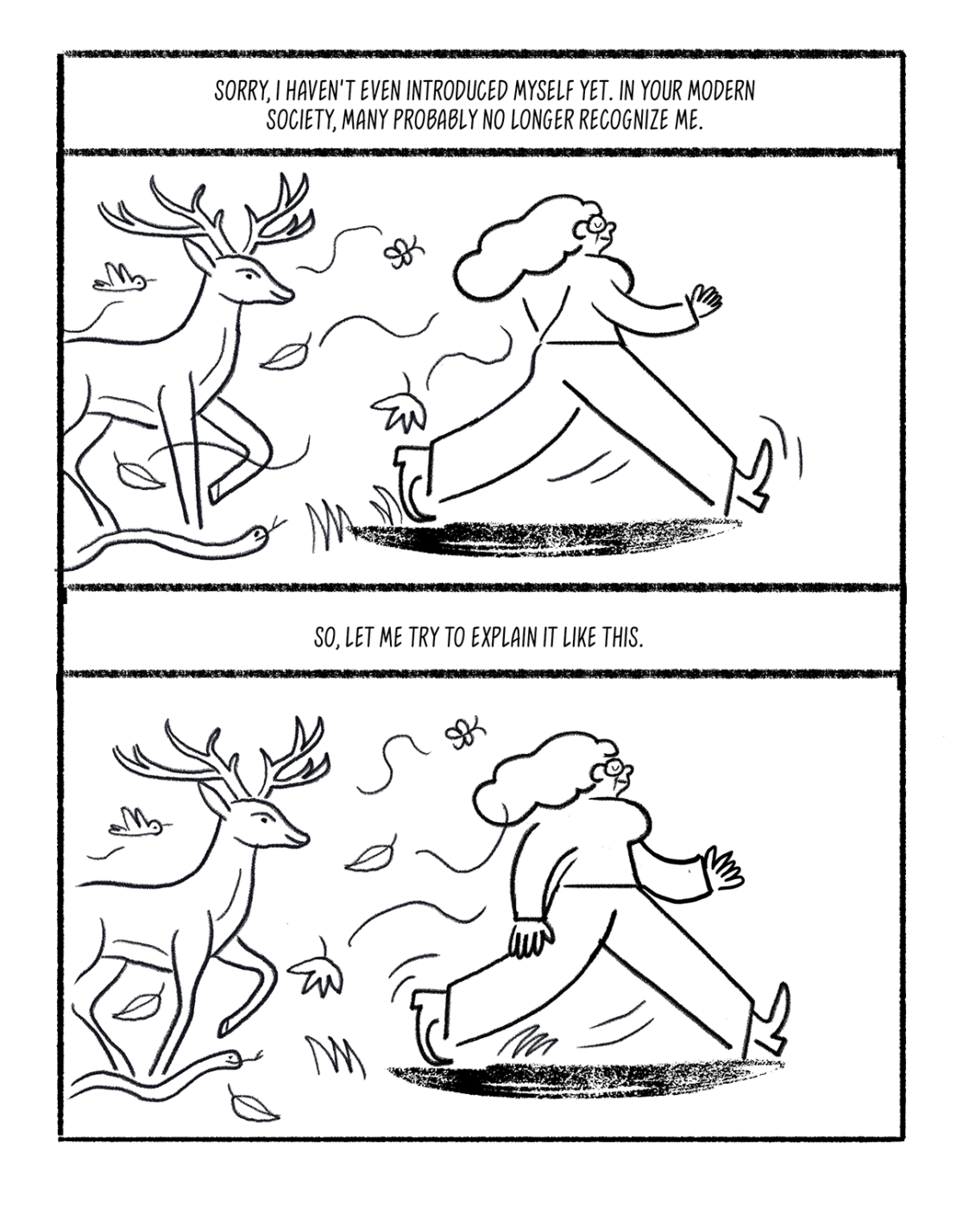 Artwork and Online Comic created by Visual Artist Carolin Loebbert.