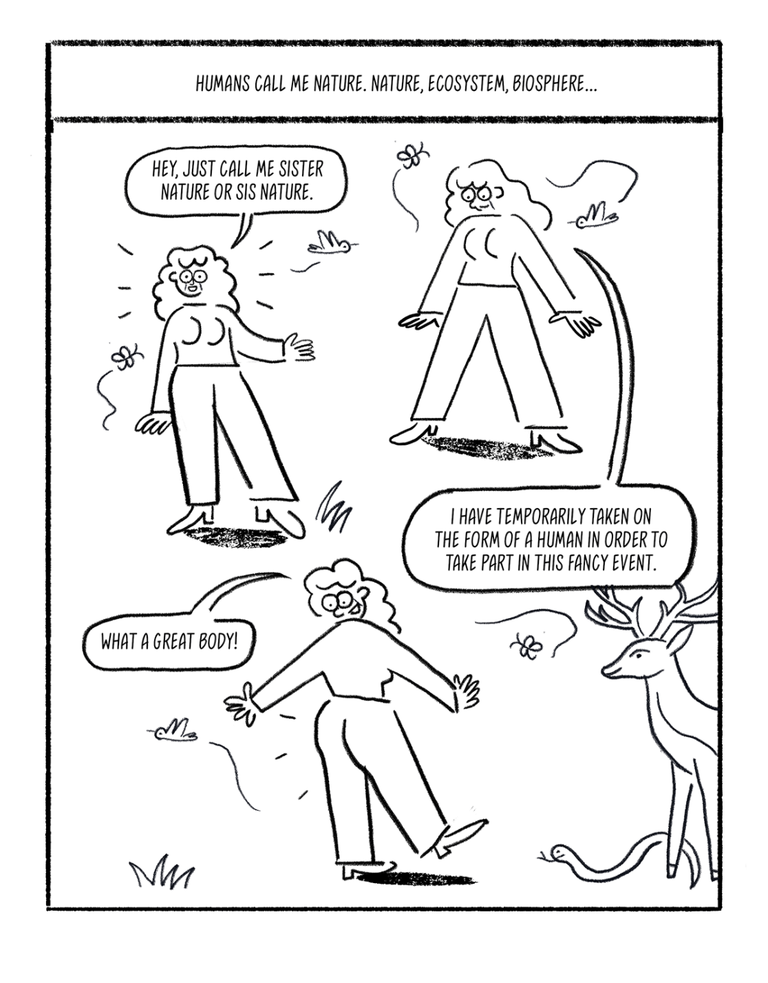 Artwork and Online Comic created by Visual Artist Carolin Loebbert.