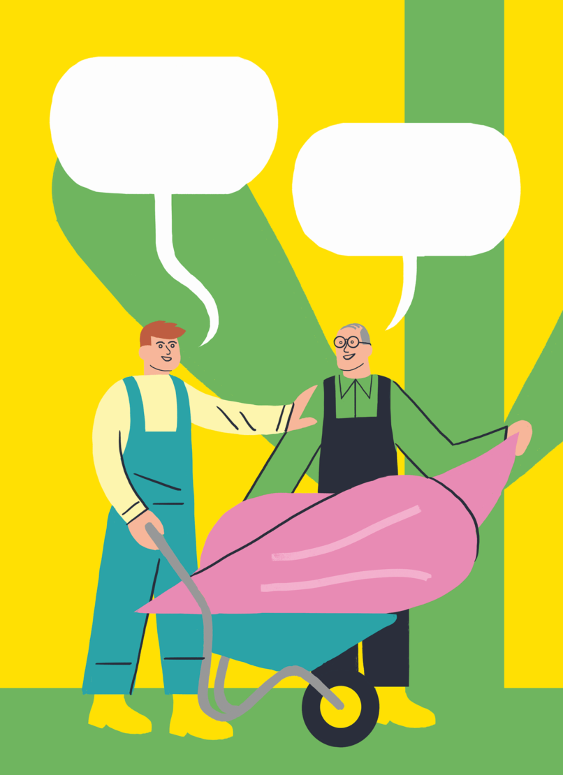 Digital illustration for a book created by Visual Artist and Illustrator Carolin Loebbert.