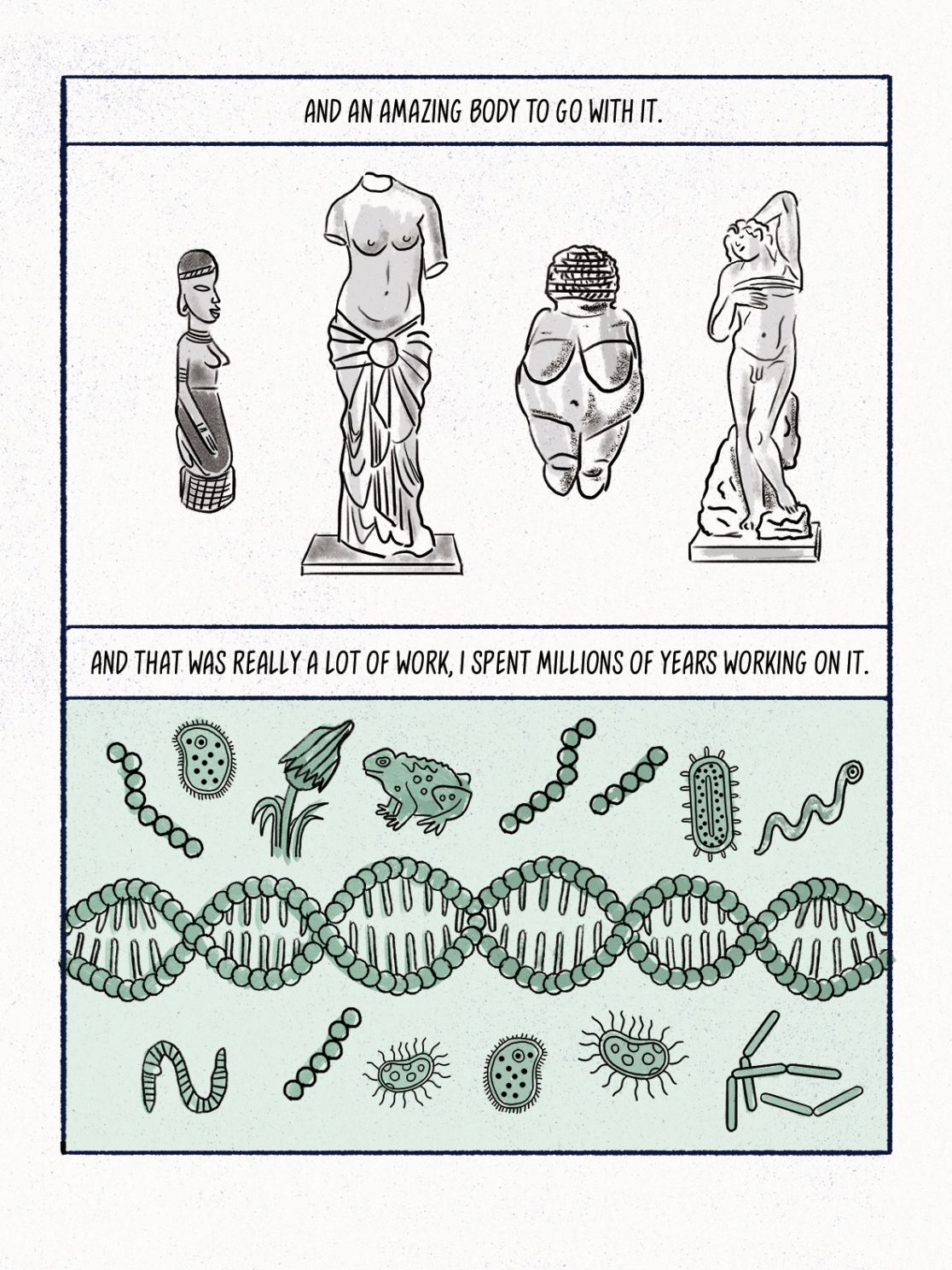 Digital drawing for the Online Comic MAGNA MATER created by Visual Artist Carolin Loebbert.