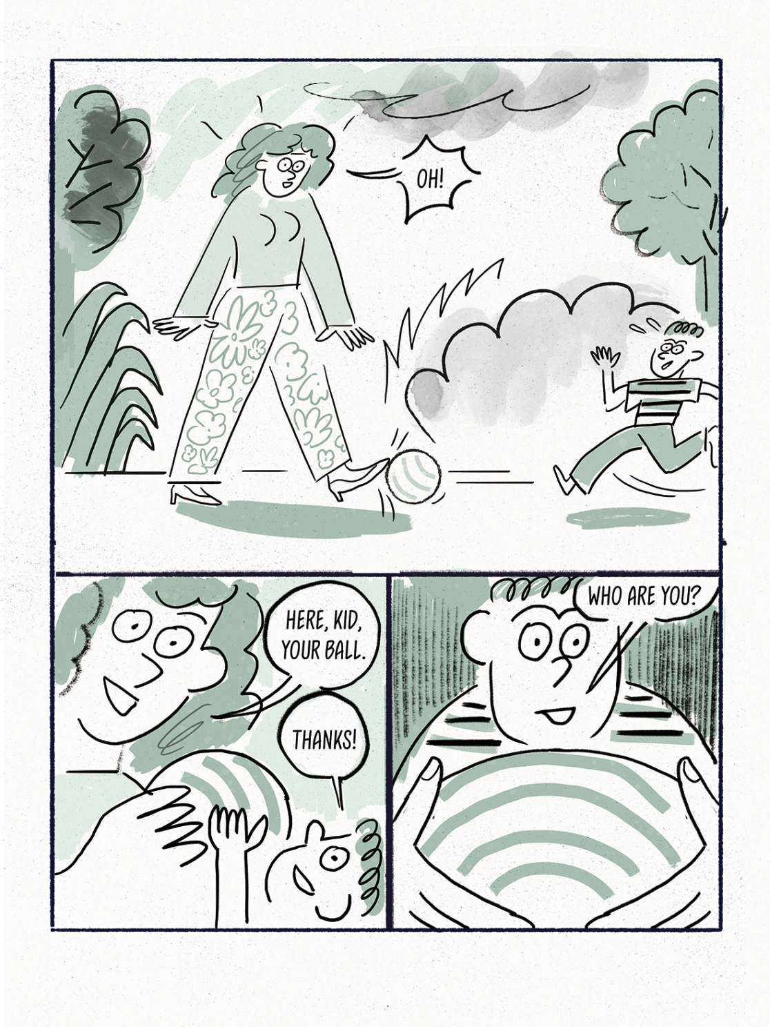 Digital drawing for the Online Comic MAGNA MATER created by Visual Artist Carolin Loebbert.