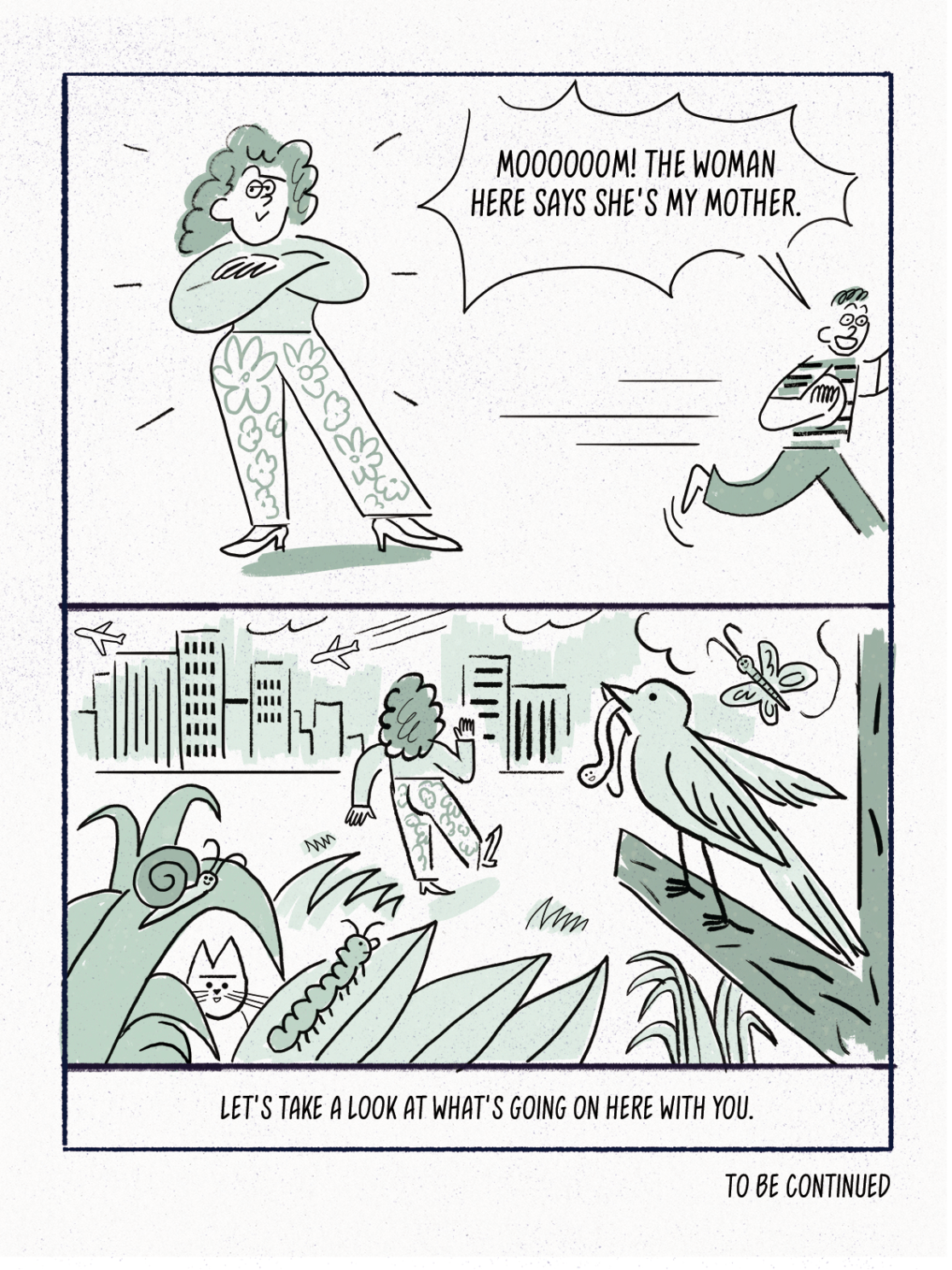 Digital drawing for the Online Comic MAGNA MATER created by Visual Artist Carolin Loebbert.