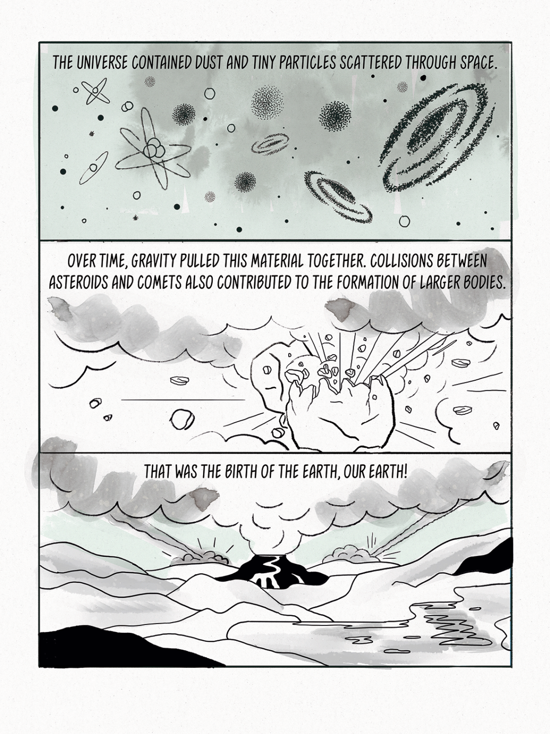 Digital drawing for the Online Comic MAGNA MATER created by Visual Artist Carolin Loebbert.