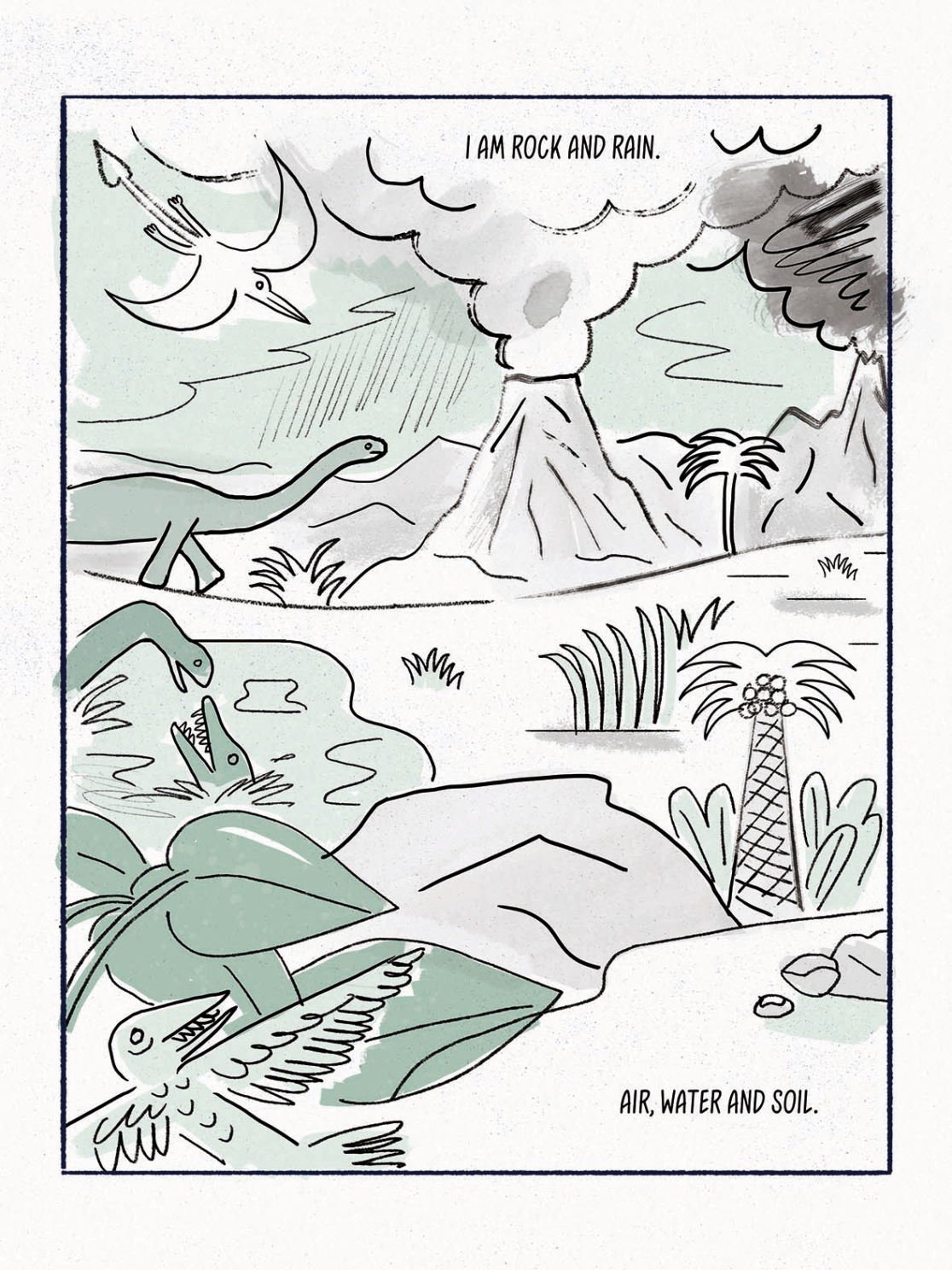 Digital drawing for the Online Comic MAGNA MATER created by Visual Artist Carolin Loebbert.