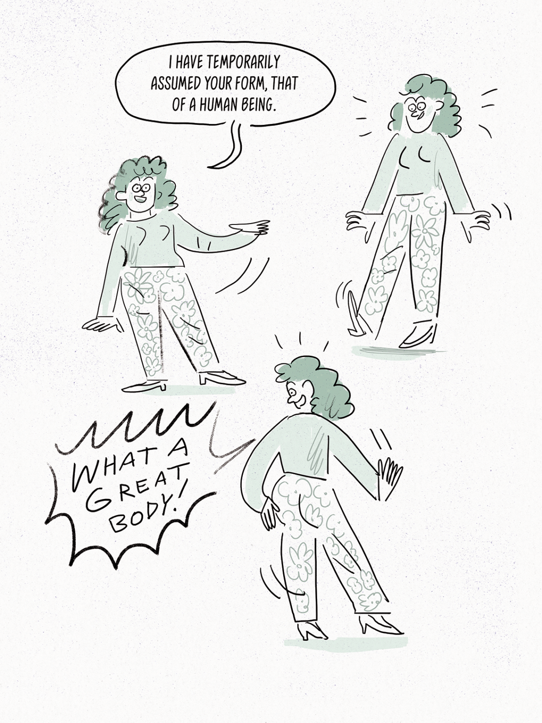 Digital drawing for the Online Comic MAGNA MATER created by Visual Artist Carolin Loebbert.