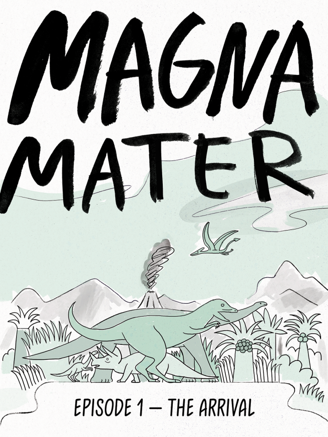 Digital drawing for the Online Comic MAGNA MATER created by Visual Artist Carolin Loebbert.