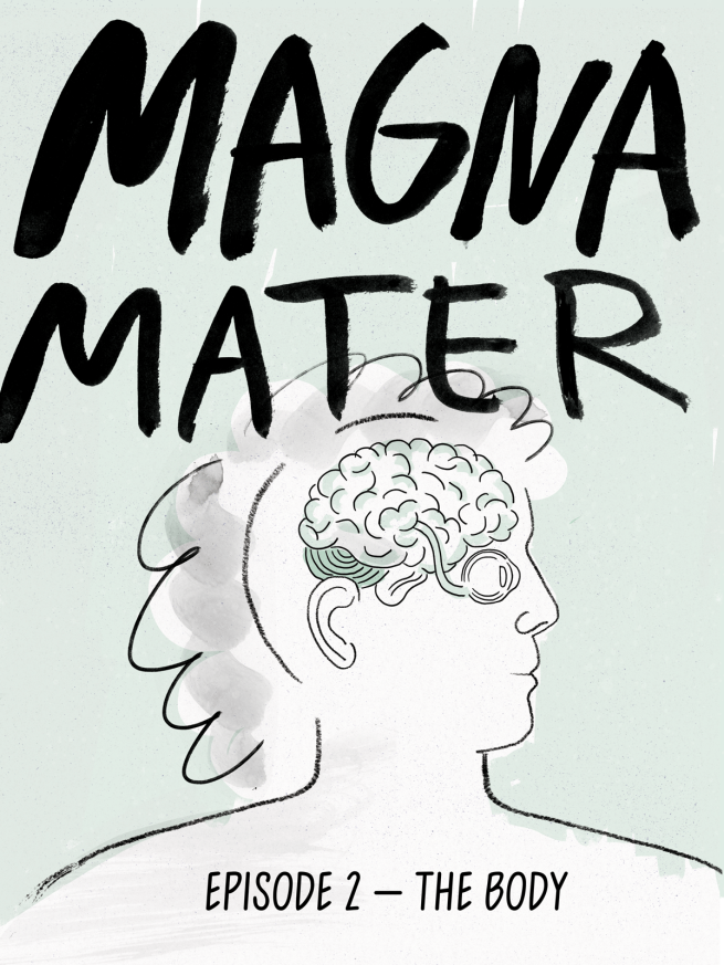 Digital drawing for the Online Comic MAGNA MATER created by Visual Artist Carolin Loebbert.